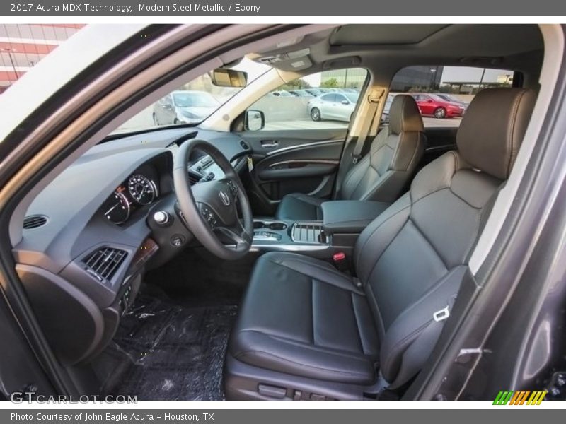 Modern Steel Metallic / Ebony 2017 Acura MDX Technology