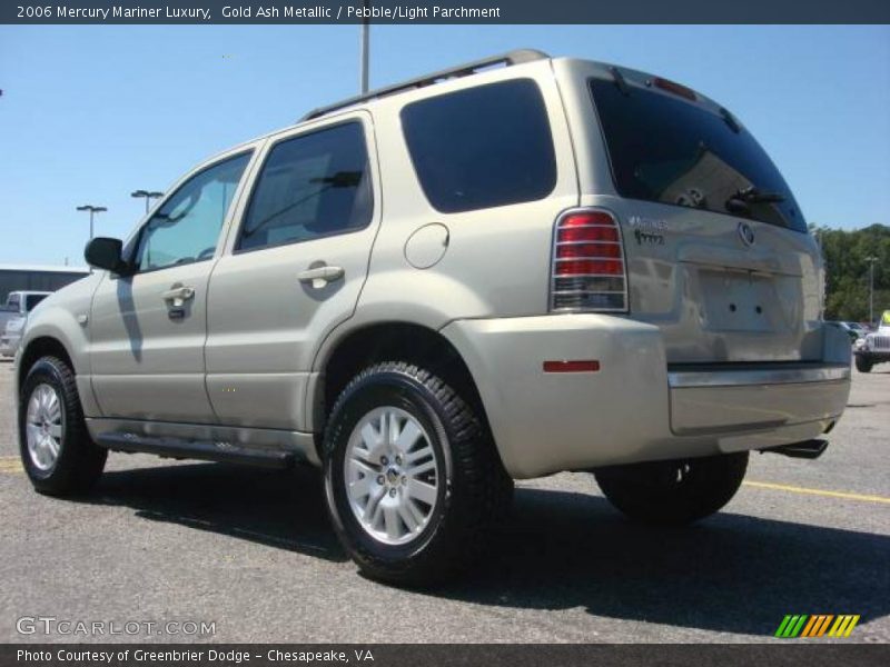 Gold Ash Metallic / Pebble/Light Parchment 2006 Mercury Mariner Luxury