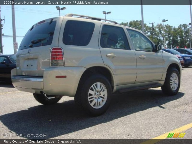 Gold Ash Metallic / Pebble/Light Parchment 2006 Mercury Mariner Luxury