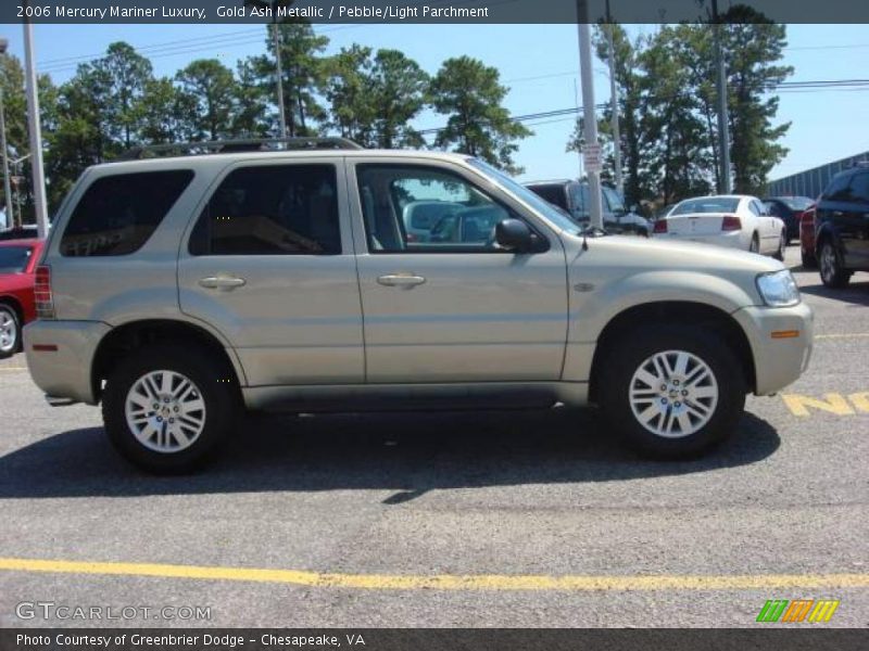 Gold Ash Metallic / Pebble/Light Parchment 2006 Mercury Mariner Luxury