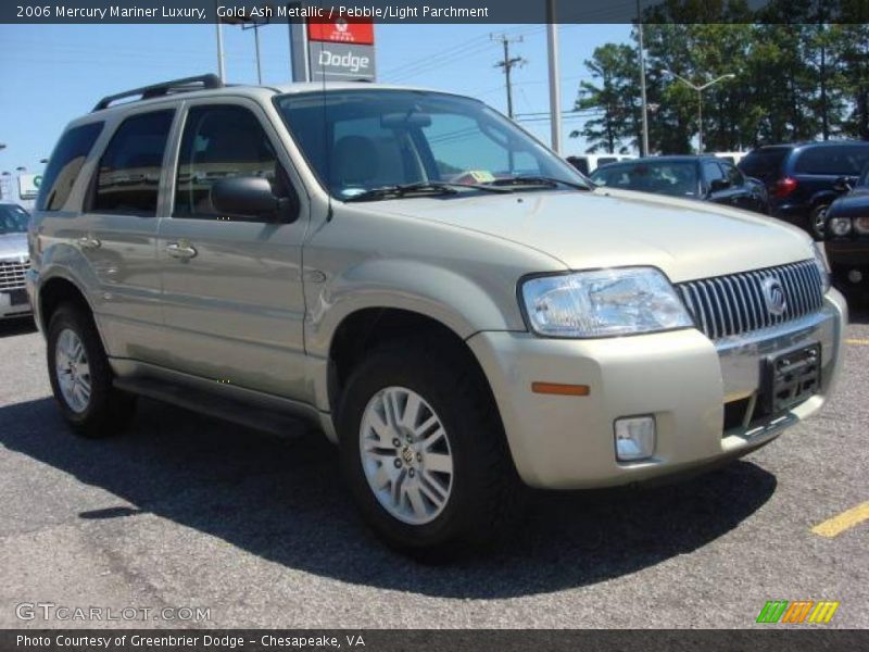 Gold Ash Metallic / Pebble/Light Parchment 2006 Mercury Mariner Luxury