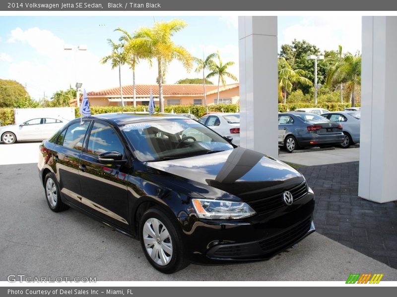 Black / Titan Black 2014 Volkswagen Jetta SE Sedan