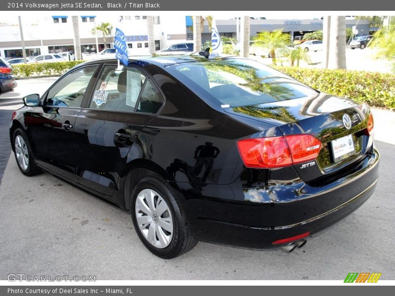 Black / Titan Black 2014 Volkswagen Jetta SE Sedan
