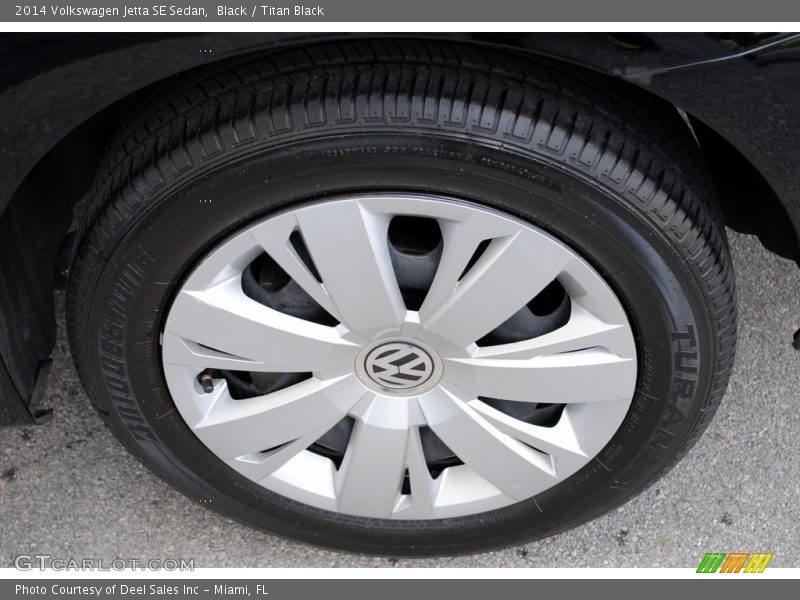 Black / Titan Black 2014 Volkswagen Jetta SE Sedan