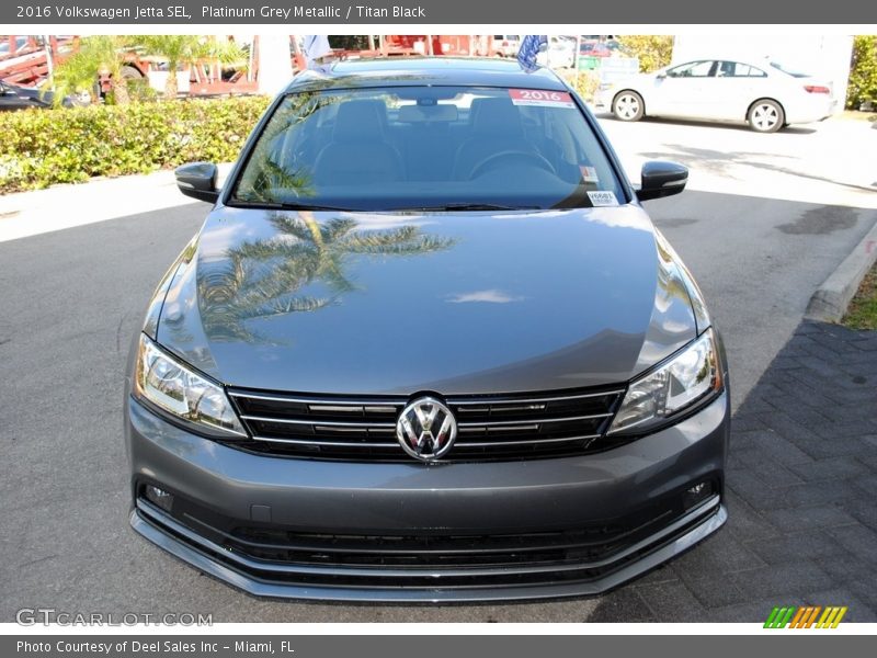 Platinum Grey Metallic / Titan Black 2016 Volkswagen Jetta SEL