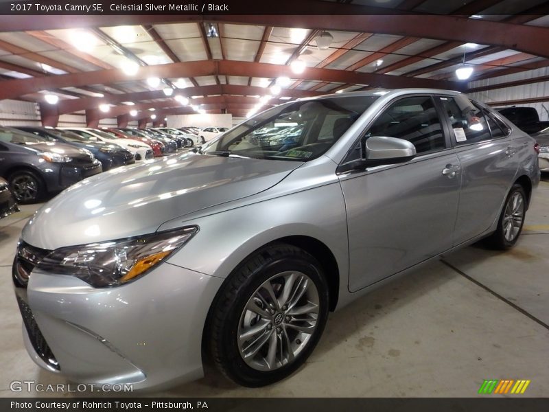 Celestial Silver Metallic / Black 2017 Toyota Camry SE