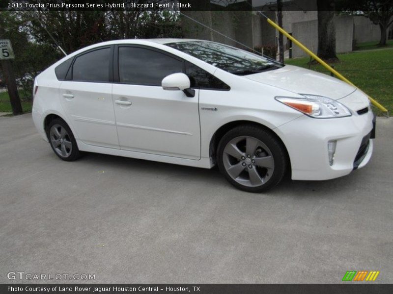 Blizzard Pearl / Black 2015 Toyota Prius Persona Series Hybrid