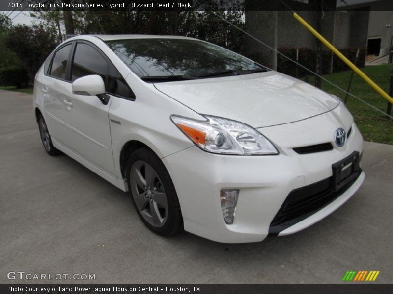 Blizzard Pearl / Black 2015 Toyota Prius Persona Series Hybrid