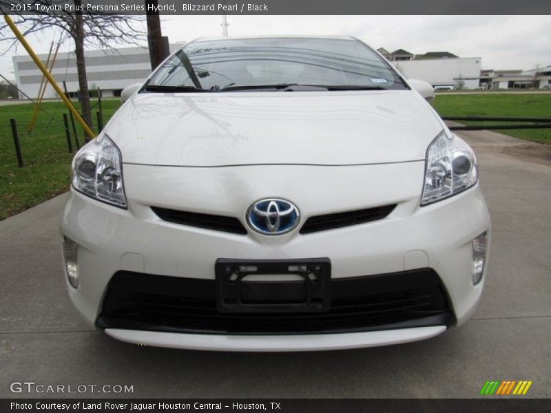 Blizzard Pearl / Black 2015 Toyota Prius Persona Series Hybrid