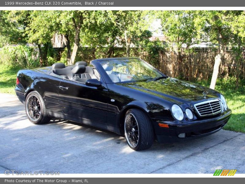 Black / Charcoal 1999 Mercedes-Benz CLK 320 Convertible