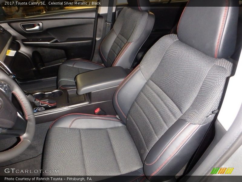 Celestial Silver Metallic / Black 2017 Toyota Camry SE