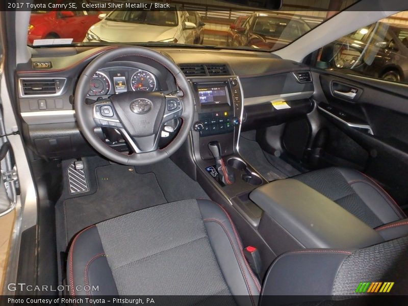 Celestial Silver Metallic / Black 2017 Toyota Camry SE