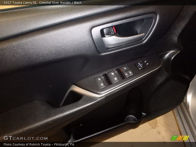 Celestial Silver Metallic / Black 2017 Toyota Camry SE