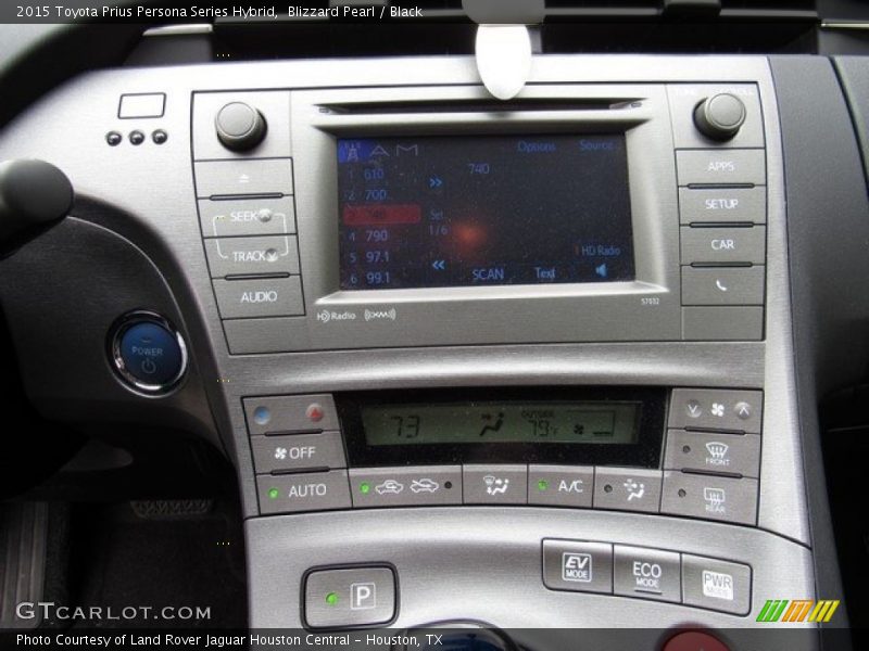 Blizzard Pearl / Black 2015 Toyota Prius Persona Series Hybrid