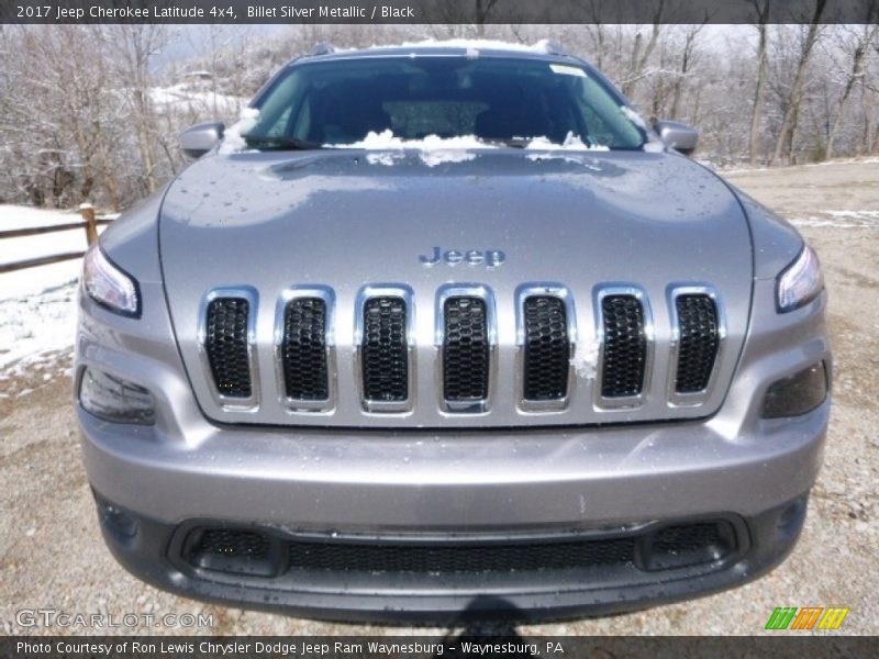 Billet Silver Metallic / Black 2017 Jeep Cherokee Latitude 4x4