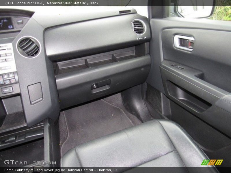 Alabaster Silver Metallic / Black 2011 Honda Pilot EX-L