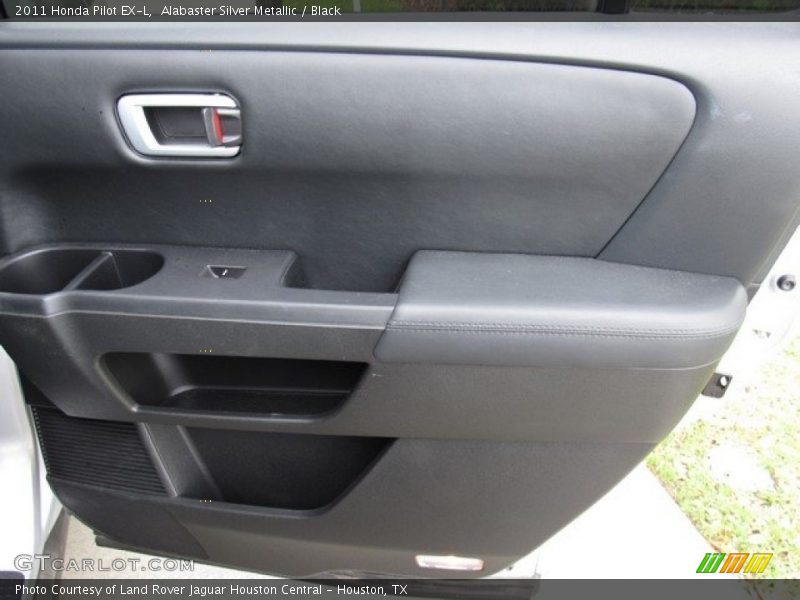 Alabaster Silver Metallic / Black 2011 Honda Pilot EX-L