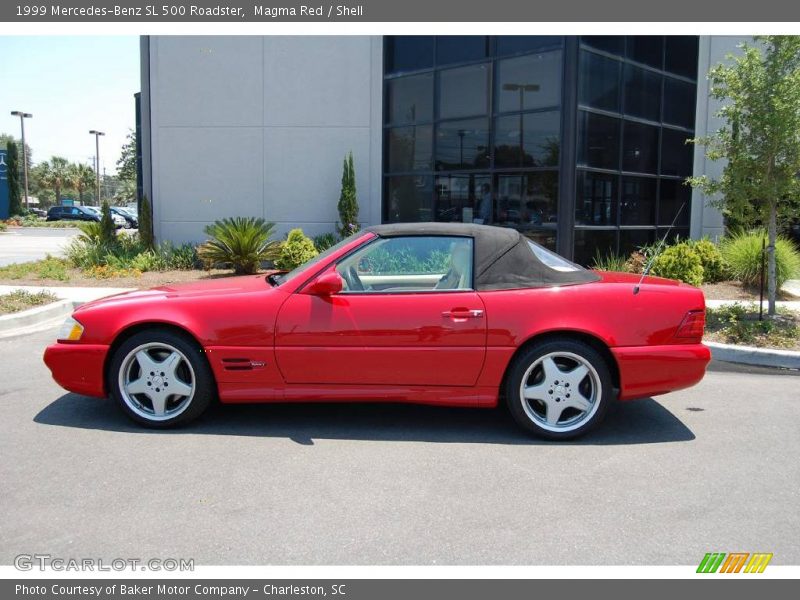 Magma Red / Shell 1999 Mercedes-Benz SL 500 Roadster