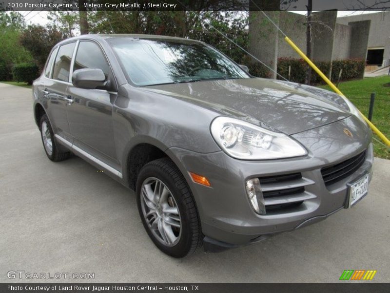 Meteor Grey Metallic / Steel Grey 2010 Porsche Cayenne S