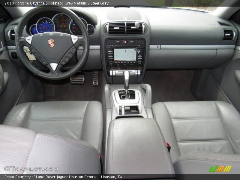 Meteor Grey Metallic / Steel Grey 2010 Porsche Cayenne S