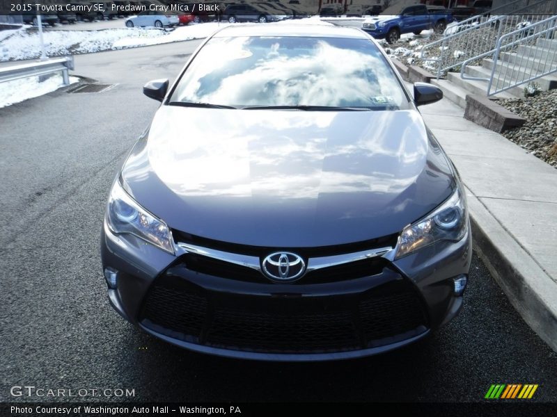 Predawn Gray Mica / Black 2015 Toyota Camry SE