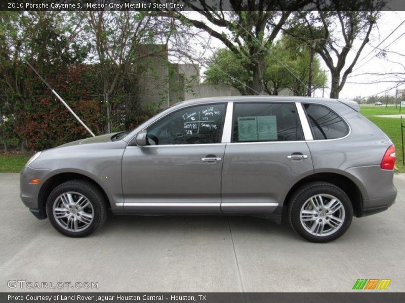 Meteor Grey Metallic / Steel Grey 2010 Porsche Cayenne S