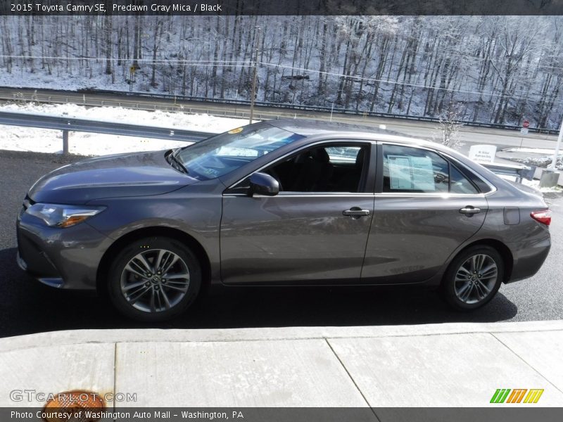 Predawn Gray Mica / Black 2015 Toyota Camry SE