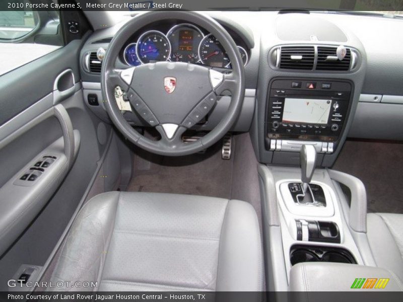 Meteor Grey Metallic / Steel Grey 2010 Porsche Cayenne S