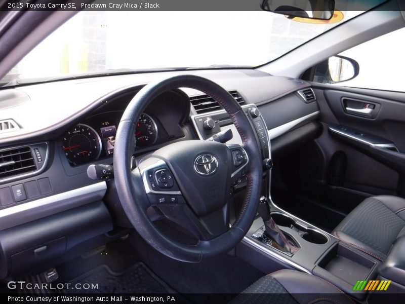 Predawn Gray Mica / Black 2015 Toyota Camry SE