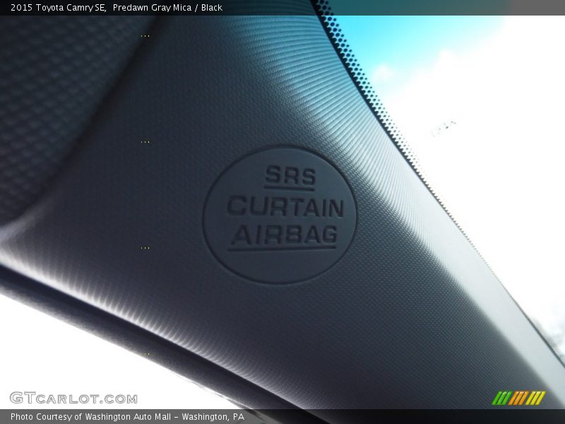 Predawn Gray Mica / Black 2015 Toyota Camry SE
