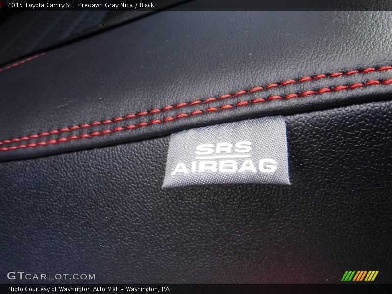 Predawn Gray Mica / Black 2015 Toyota Camry SE