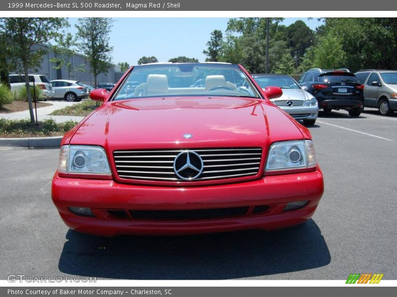 Magma Red / Shell 1999 Mercedes-Benz SL 500 Roadster