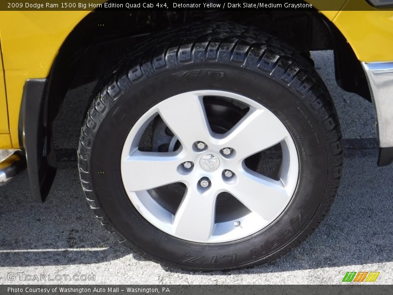 Detonator Yellow / Dark Slate/Medium Graystone 2009 Dodge Ram 1500 Big Horn Edition Quad Cab 4x4