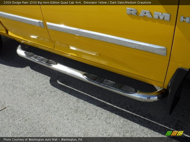 Detonator Yellow / Dark Slate/Medium Graystone 2009 Dodge Ram 1500 Big Horn Edition Quad Cab 4x4