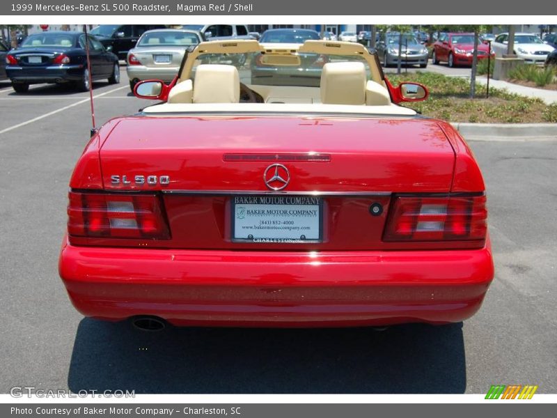 Magma Red / Shell 1999 Mercedes-Benz SL 500 Roadster