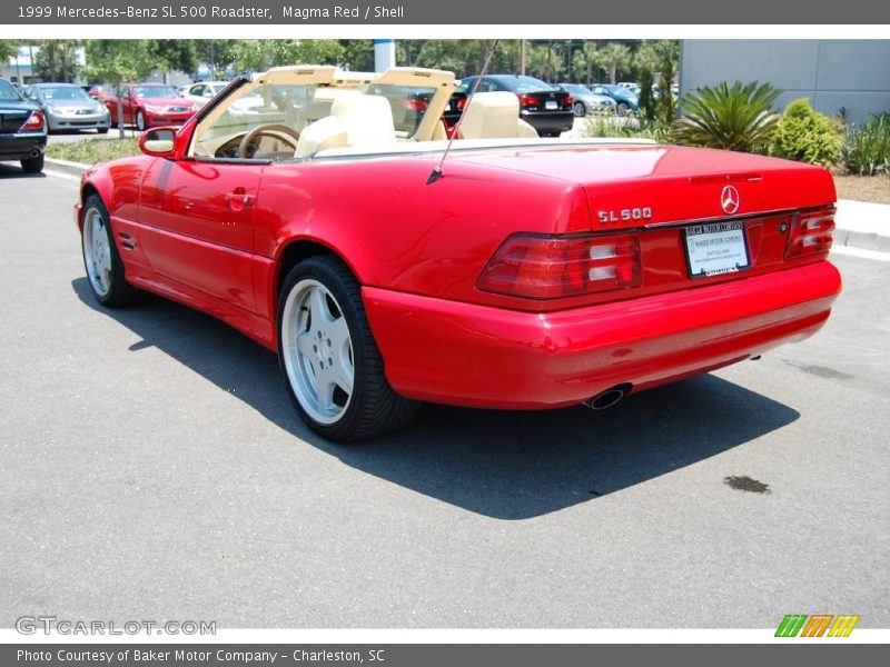 Magma Red / Shell 1999 Mercedes-Benz SL 500 Roadster