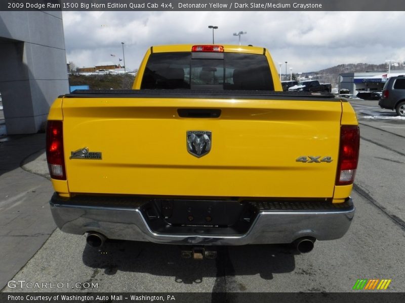 Detonator Yellow / Dark Slate/Medium Graystone 2009 Dodge Ram 1500 Big Horn Edition Quad Cab 4x4