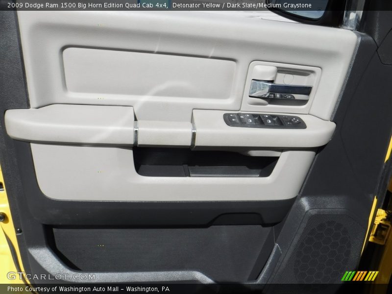 Detonator Yellow / Dark Slate/Medium Graystone 2009 Dodge Ram 1500 Big Horn Edition Quad Cab 4x4