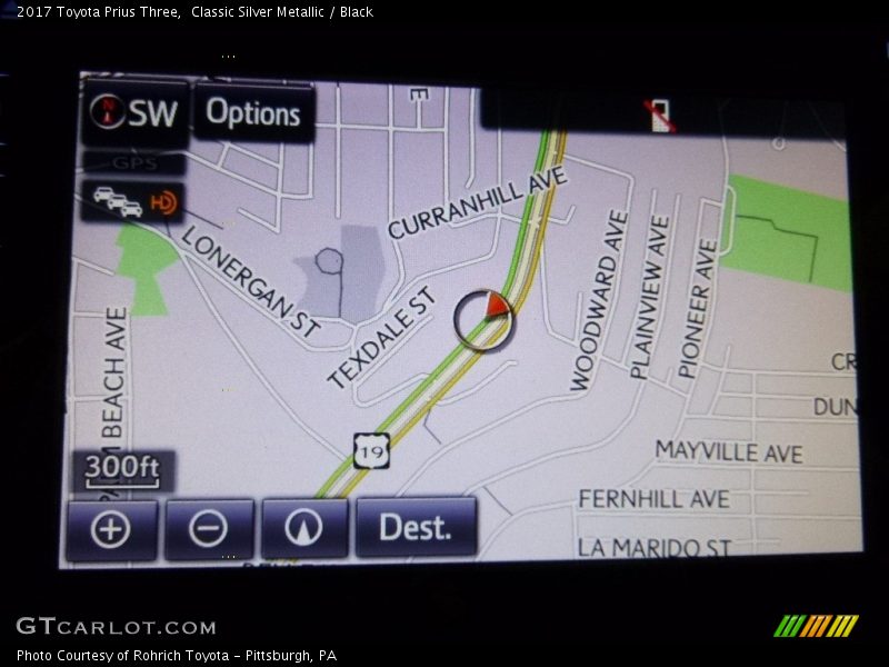 Classic Silver Metallic / Black 2017 Toyota Prius Three