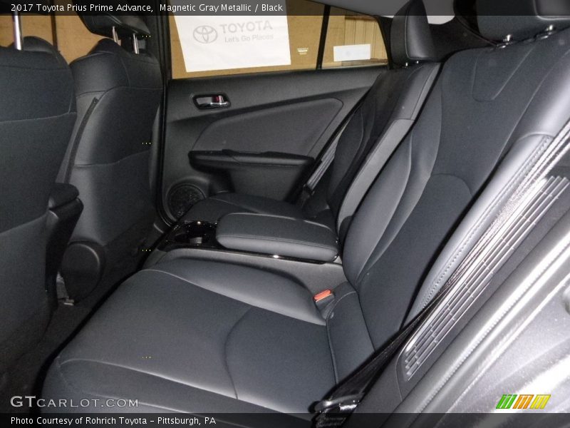 Rear Seat of 2017 Prius Prime Advance