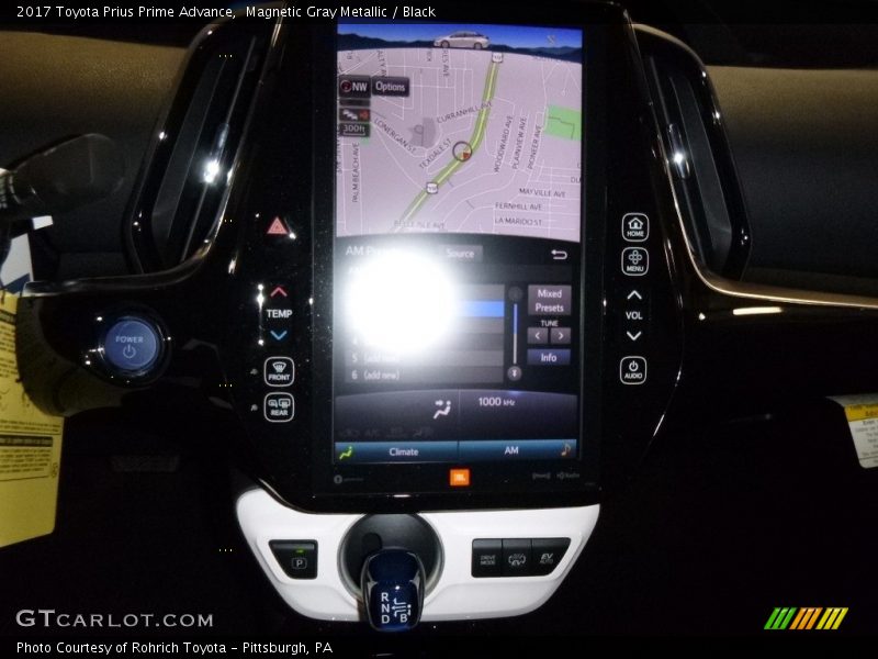Controls of 2017 Prius Prime Advance