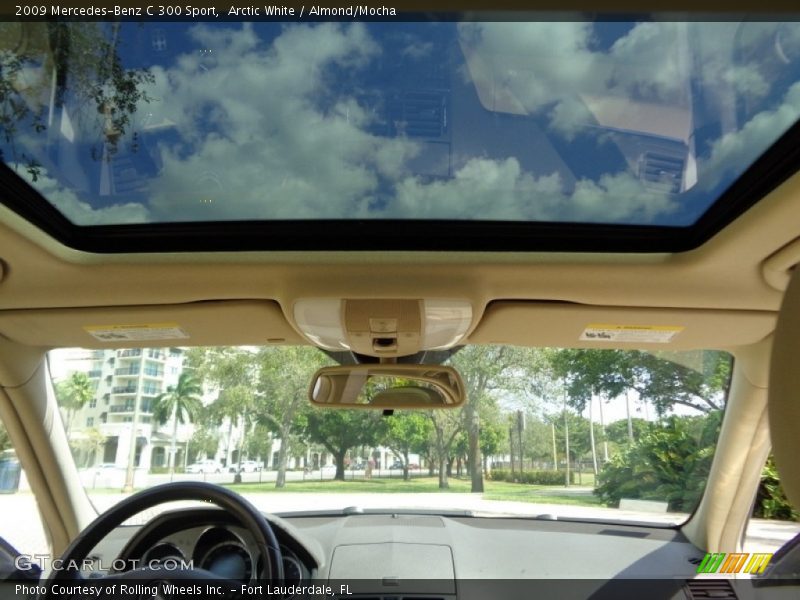 Arctic White / Almond/Mocha 2009 Mercedes-Benz C 300 Sport