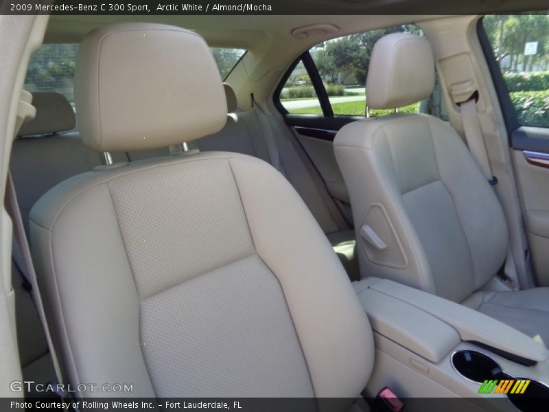 Arctic White / Almond/Mocha 2009 Mercedes-Benz C 300 Sport