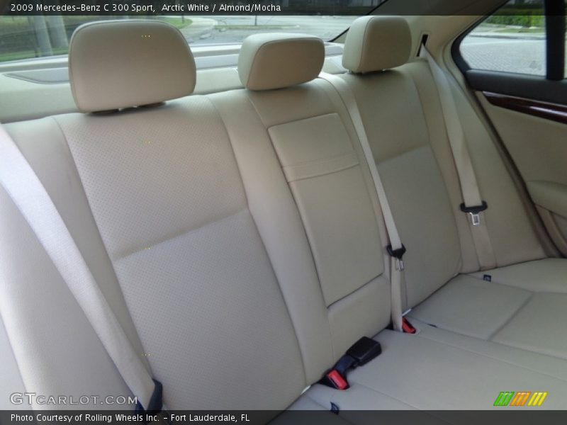 Arctic White / Almond/Mocha 2009 Mercedes-Benz C 300 Sport