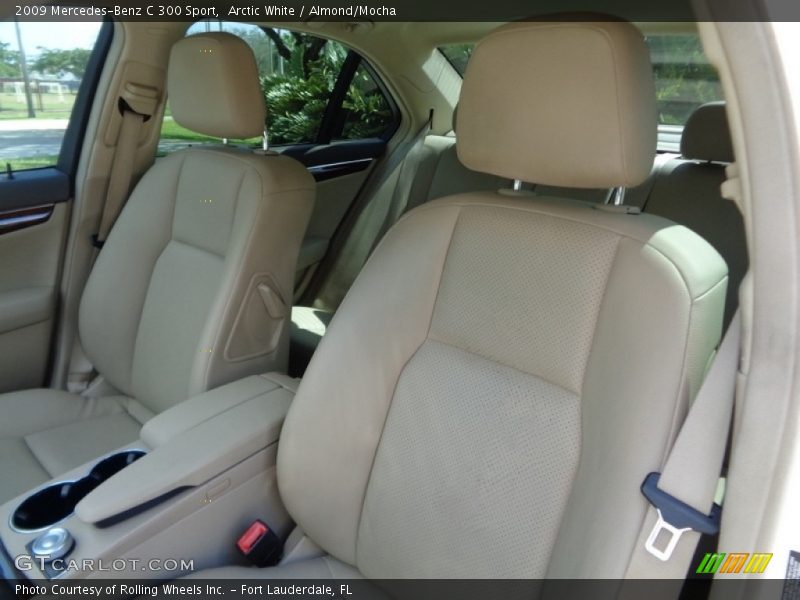 Arctic White / Almond/Mocha 2009 Mercedes-Benz C 300 Sport