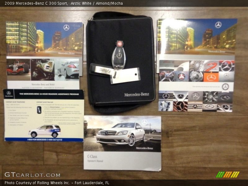 Arctic White / Almond/Mocha 2009 Mercedes-Benz C 300 Sport