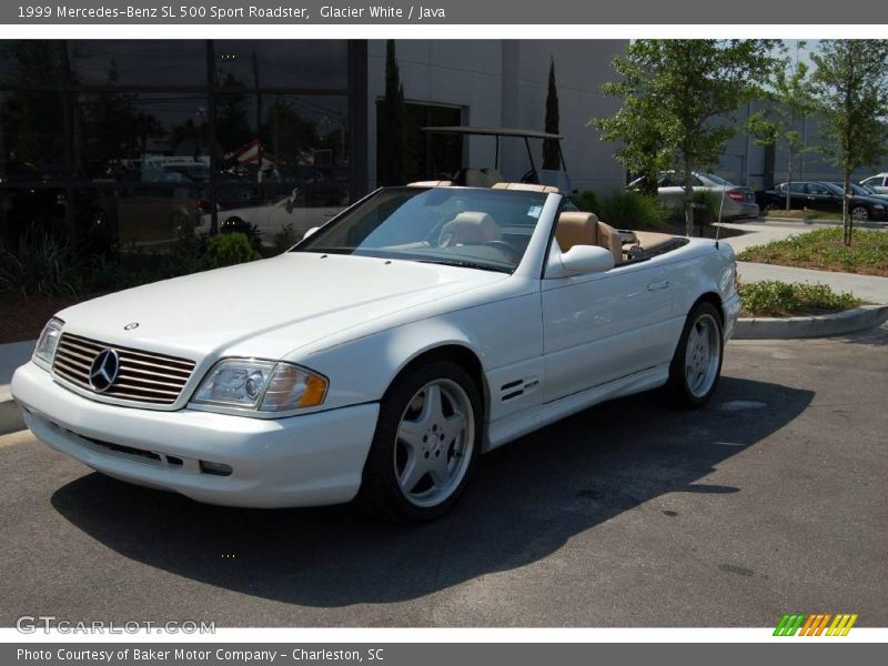 Glacier White / Java 1999 Mercedes-Benz SL 500 Sport Roadster