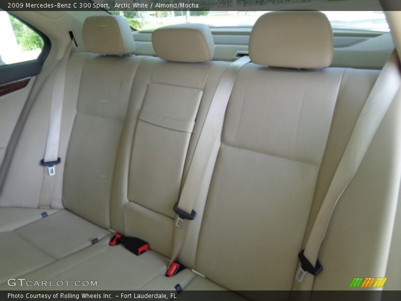 Arctic White / Almond/Mocha 2009 Mercedes-Benz C 300 Sport