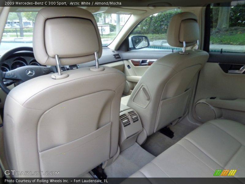 Arctic White / Almond/Mocha 2009 Mercedes-Benz C 300 Sport