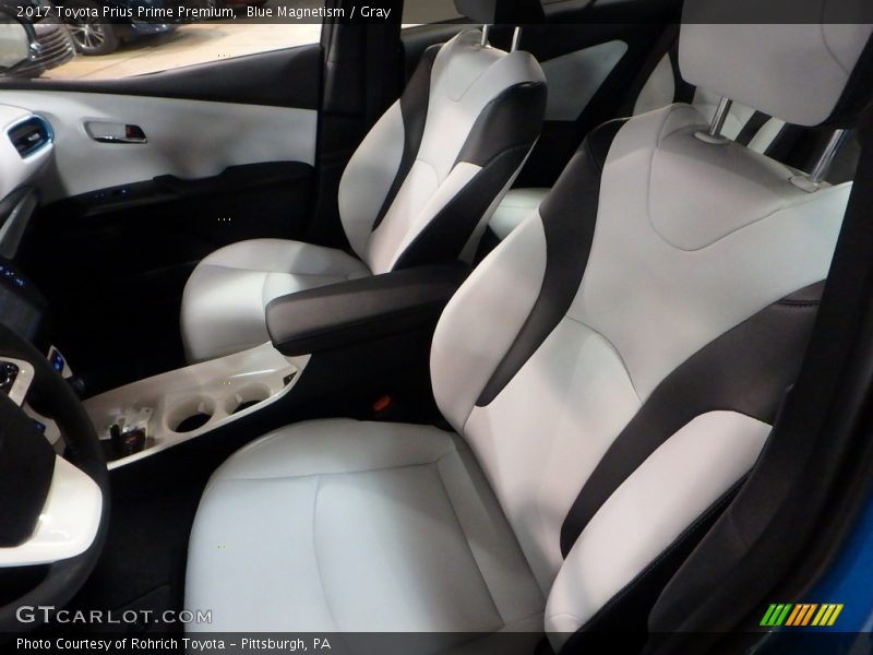 Front Seat of 2017 Prius Prime Premium